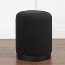 Renwil Castillo Indoor Boucle Ottoman - Black