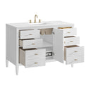 Bright White / White Zeus - 3 Faucet Holes
