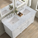 Bright White / Carrara White - 3 Faucet Holes