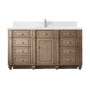 Whitewashed Walnut / White Zeus - 1 Faucet Hole