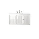 Glossy White / White Zeus - 3 Faucet Holes