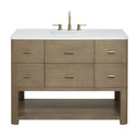 Pebble Oak / White Zeus - 3 Faucet Holes