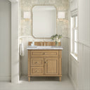 Light Natural Oak / Victorian Silver - 3 Faucet Holes