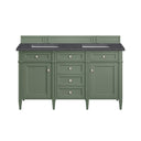 Smokey Celadon / Charcoal Soapstone - 3 Faucet Holes
