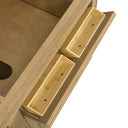 Light Natural Oak / White Zeus - 3 Faucet Holes