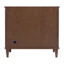 Mid-Century Walnut / White Zeus - 3 Faucet Holes