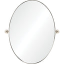 Renwil Azalea 24" Tall Oval Wall Mirror - Grey