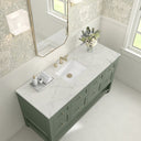 Smokey Celadon / Victorian Silver - 3 Faucet Holes