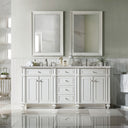 Bright White / Victorian Silver - 3 Faucet Holes