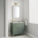 Smokey Celadon / Victorian Silver - 3 Faucet Holes
