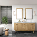 Light Natural Oak / Eternal Jasmine Pearl - 3 Faucet Holes