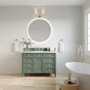 Smokey Celadon / White Zeus - 3 Faucet Holes
