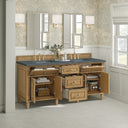 Light Natural Oak / Parisien Bleu - 3 Faucet Holes