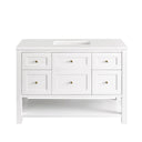 Bright White / White Zeus - 3 Faucet Holes