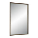 Renwil Sandcastle 36" Tall Rectangular Mirror - Antique Brushed Brass