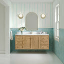 Light Natural Oak / White Zeus - 1 Faucet Hole