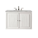 Glossy White / Victorian Silver - 3 Faucet Holes
