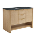 Seaside Oak / Charcoal Soapstone - 3 Faucet Holes