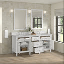 Bright White / Victorian Silver - 3 Faucet Holes