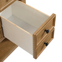 Light Natural Oak / White Zeus - 3 Faucet Holes