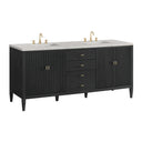 Carbon Oak / Eternal Jasmine Pearl - 3 Faucet Holes