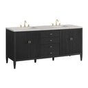 Carbon Oak / Eternal Jasmine Pearl - 3 Faucet Holes