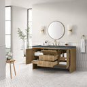 Light Natural Oak / Parisien Bleu - 3 Faucet Holes