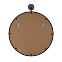 Renwil Adamas 42" H x 36" W Wall Mirror - Black