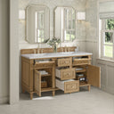 Light Natural Oak / Ethereal Noctis - 3 Faucet Holes