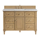 Light Natural Oak / Eternal Jasmine Pearl - 3 Faucet Holes