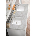 Glossy White / Victorian Silver - 3 Faucet Holes