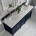 Victory Blue / Victorian Silver - 3 Faucet Holes
