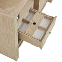 Sunwashed Oak / Victorian Silver - 3 Faucet Holes