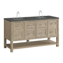 Whitewashed Oak / Parisien Bleu - 3 Faucet Holes