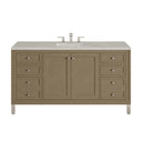 Walnut Whisper / Victorian Silver - 3 Faucet Holes