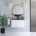 Glossy White / Matte Black / Charcoal Black - 1 Faucet Hole