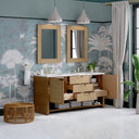 Seaside Oak / Carrara White - 3 Faucet Holes