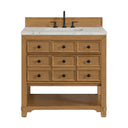Light Natural Oak / Victorian Silver - 3 Faucet Holes