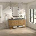 Light Natural Oak / Parisien Bleu - 3 Faucet Holes