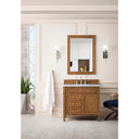 Saddle Brown / Carrara White - 3 Faucet Holes