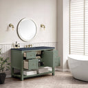 Smokey Celadon / Charcoal Soapstone - 3 Faucet Holes