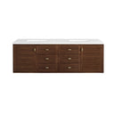 Mid-Century Walnut / White Zeus - 3 Faucet Holes