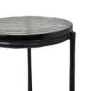 Renwil Avila Indoor Cast Aluminum Side Table - Black
