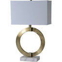 Renwil Skylar 27" Length Table Lamp - Antique Brass