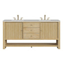 Sunwashed Oak / Eternal Jasmine Pearl - 3 Faucet Holes