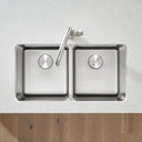 Blanco Formera 33" 50/50 Double Bowl Undermount Stainless Steel Kitchen Sink