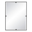Renwil Marco 40" Tall Rectangle Wall Mirror - Black