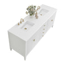Bright White / White Zeus - 3 Faucet Holes