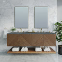Chestnut / Parisien Bleu - 3 Faucet Holes