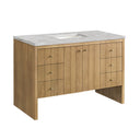 Light Natural Oak / Victorian Silver - 3 Faucet Holes